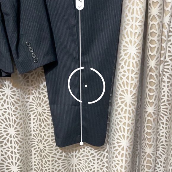 Vintage Avenue  Woman’s Pinstripe Blazer and Pants Set size 16 - Picture 9 of 11